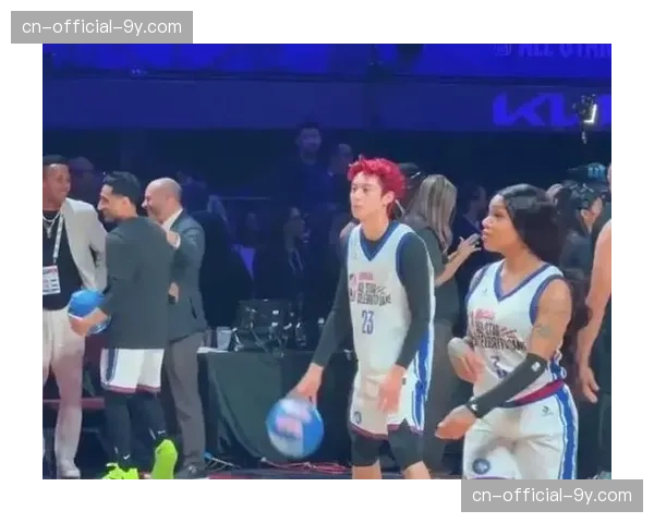 名人赛字母哥队对阵安德森队，中国艺人王鹤棣第三次亮相